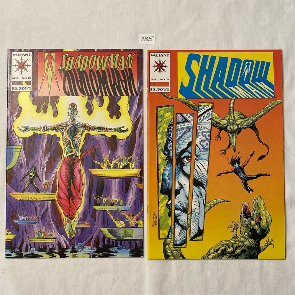 Shadowman Comics Lot of 2 ~ #12 & #21 ~ Valiant